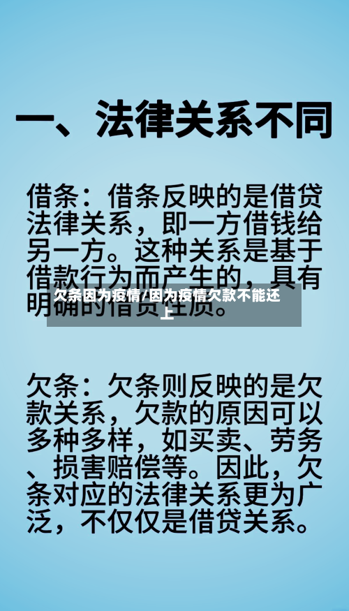 欠条因为疫情/因为疫情欠款不能还上-第2张图片