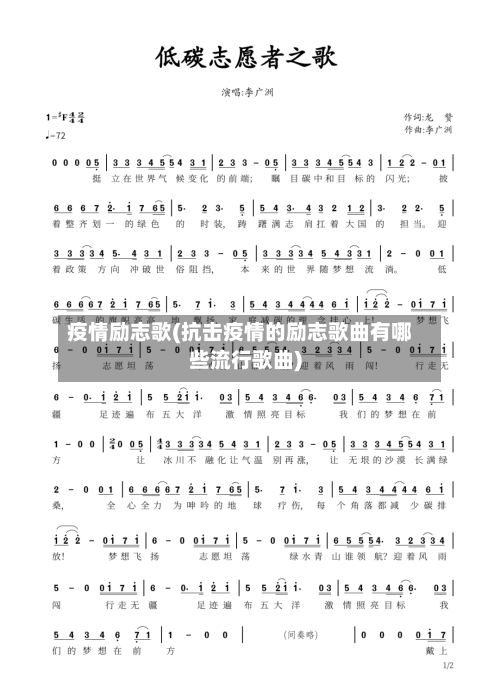 疫情励志歌(抗击疫情的励志歌曲有哪些流行歌曲)-第3张图片