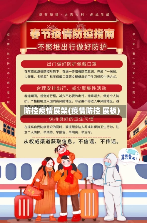 防控疫情展架(疫情防控 展板)-第2张图片