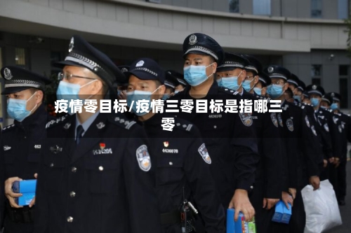 疫情零目标/疫情三零目标是指哪三零-第3张图片