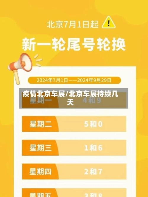 疫情北京车展/北京车展持续几天