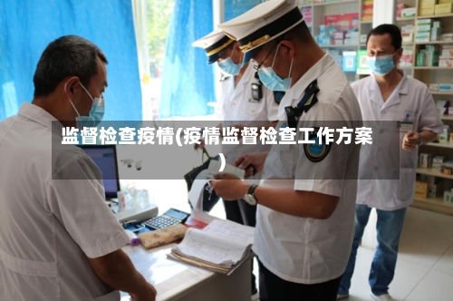监督检查疫情(疫情监督检查工作方案)