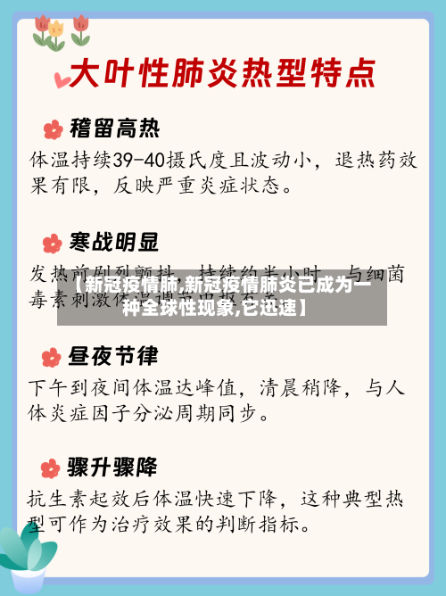 【新冠疫情肺,新冠疫情肺炎已成为一种全球性现象,它迅速】