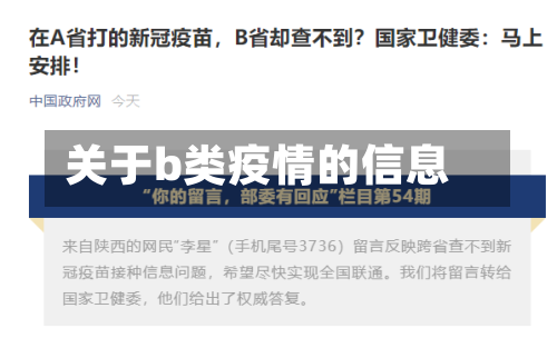 关于b类疫情的信息-第2张图片