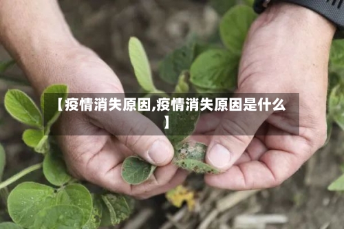 【疫情消失原因,疫情消失原因是什么】-第2张图片