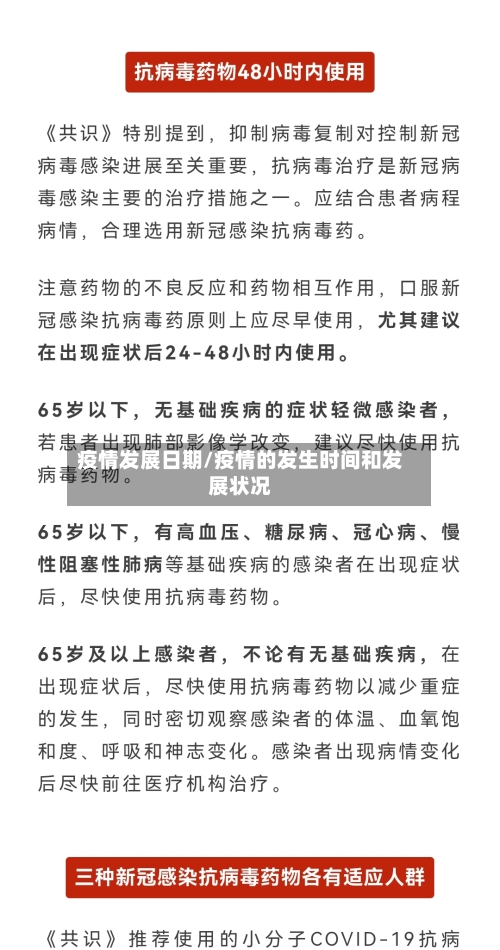 疫情发展日期/疫情的发生时间和发展状况