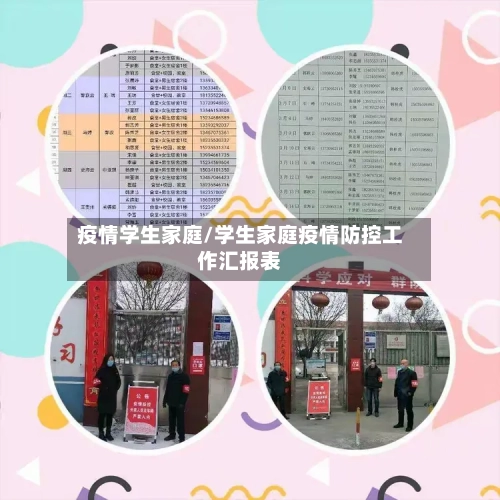 疫情学生家庭/学生家庭疫情防控工作汇报表