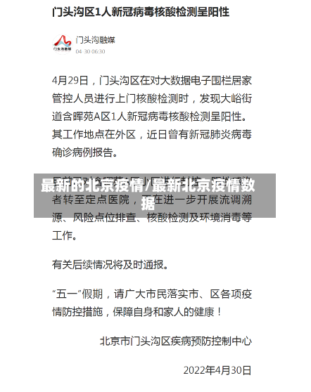 最新的北京疫情/最新北京疫情数据-第2张图片