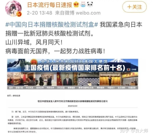 主国疫情(最新疫情国家排名前十名)