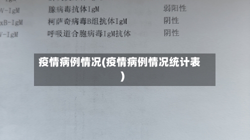 疫情病例情况(疫情病例情况统计表)-第2张图片