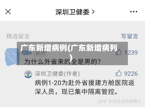 广东新增病例(广东新增病列)-第2张图片