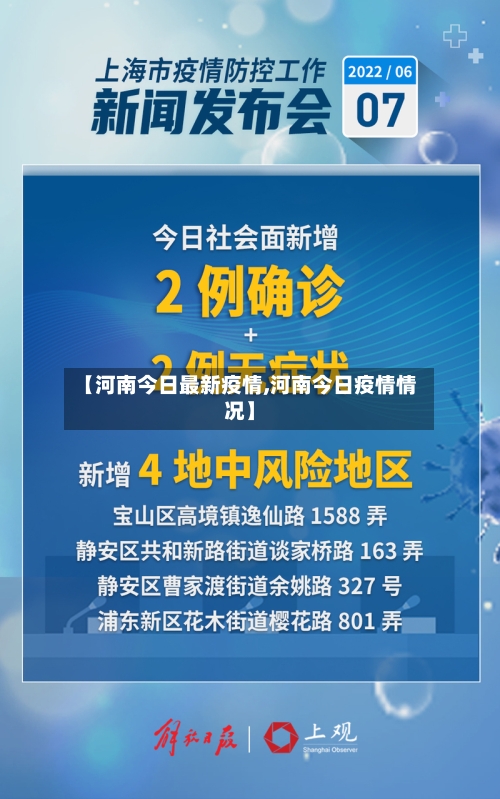 【河南今日最新疫情,河南今日疫情情况】