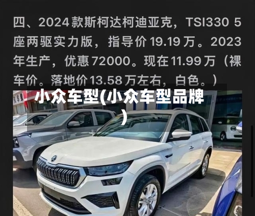小众车型(小众车型品牌)-第2张图片
