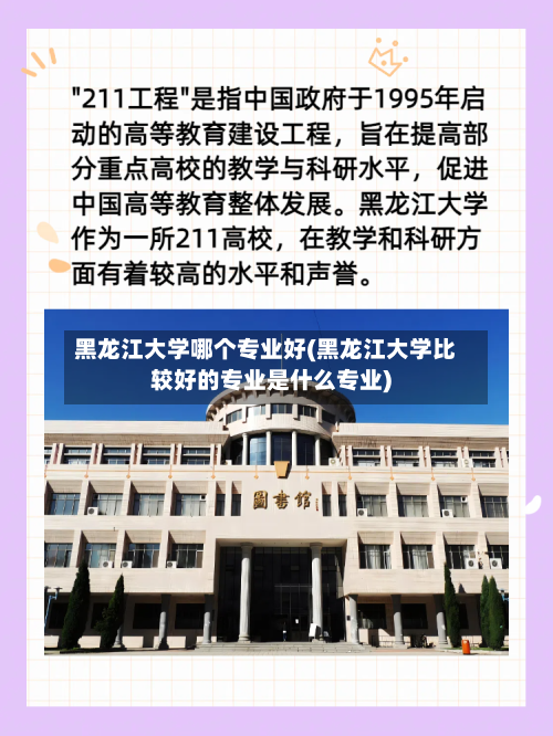 黑龙江大学哪个专业好(黑龙江大学比较好的专业是什么专业)-第2张图片