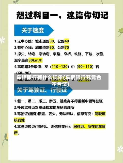 车辆限行有什么现象(车辆限行究竟合不合法)