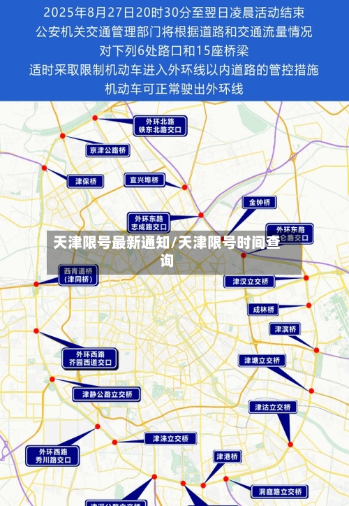 天津限号最新通知/天津限号时间查询
